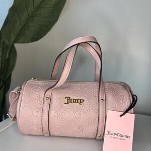 Juicy Couture PINK MINI BARREL BAG CROSSBODY PURSE